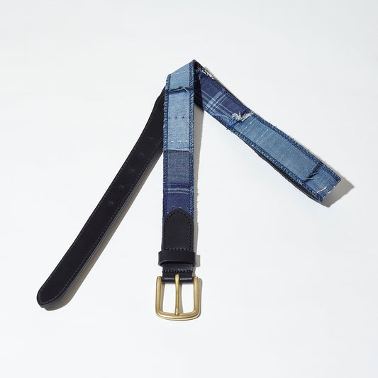 Leather Belt-UPCYCLED BORO TYPE02-